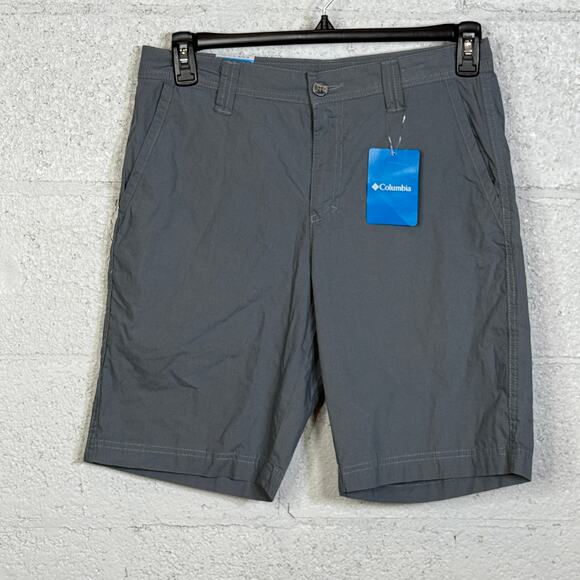 Columbia Men's Washed Out 10" Cotton Shorts, Gray Ash, 30w - Picture 1 of 6